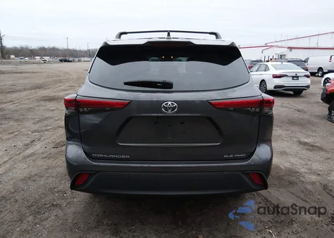 2021 Toyota Highlander Xle из США, поврежденный, VIN 5TDGZRBH4MS541695